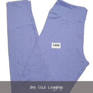 LuLaRoe OS One Size Solid Leggings Heathered NEW